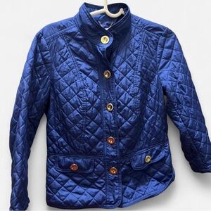 Women’s Charter Club royal blue quilted jacket